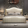 Mario Luxury Upholstered Bed in Leatherette