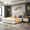 Monaco Luxury Upholstered Bed in Leatherette