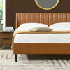 Nero Premium Upholstered Bed Without Storage In Leatherette