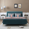 Unline Luxury Upholstered Bed Without Storage In Suede