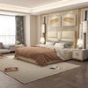 American Luxury Upholstered Bed in Suede