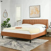 Nero Premium Upholstered Bed Without Storage In Leatherette