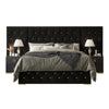 Nexon Luxury Upholstered Bed With Side Tables in Suede