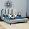 Mono Luxury Upholstered Bed Without Storage In Suede