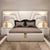 Zig Zag Premium Upholstered Bed With Side Tables in Suede