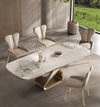 Fusion Premium Dinning Table Set In Stainless Steel 304