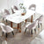 Becky Premium Dinning Table Set In PU Polish