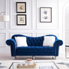 Victory Luxury Chesterfield Sofa Set in Suede - Nice Maple