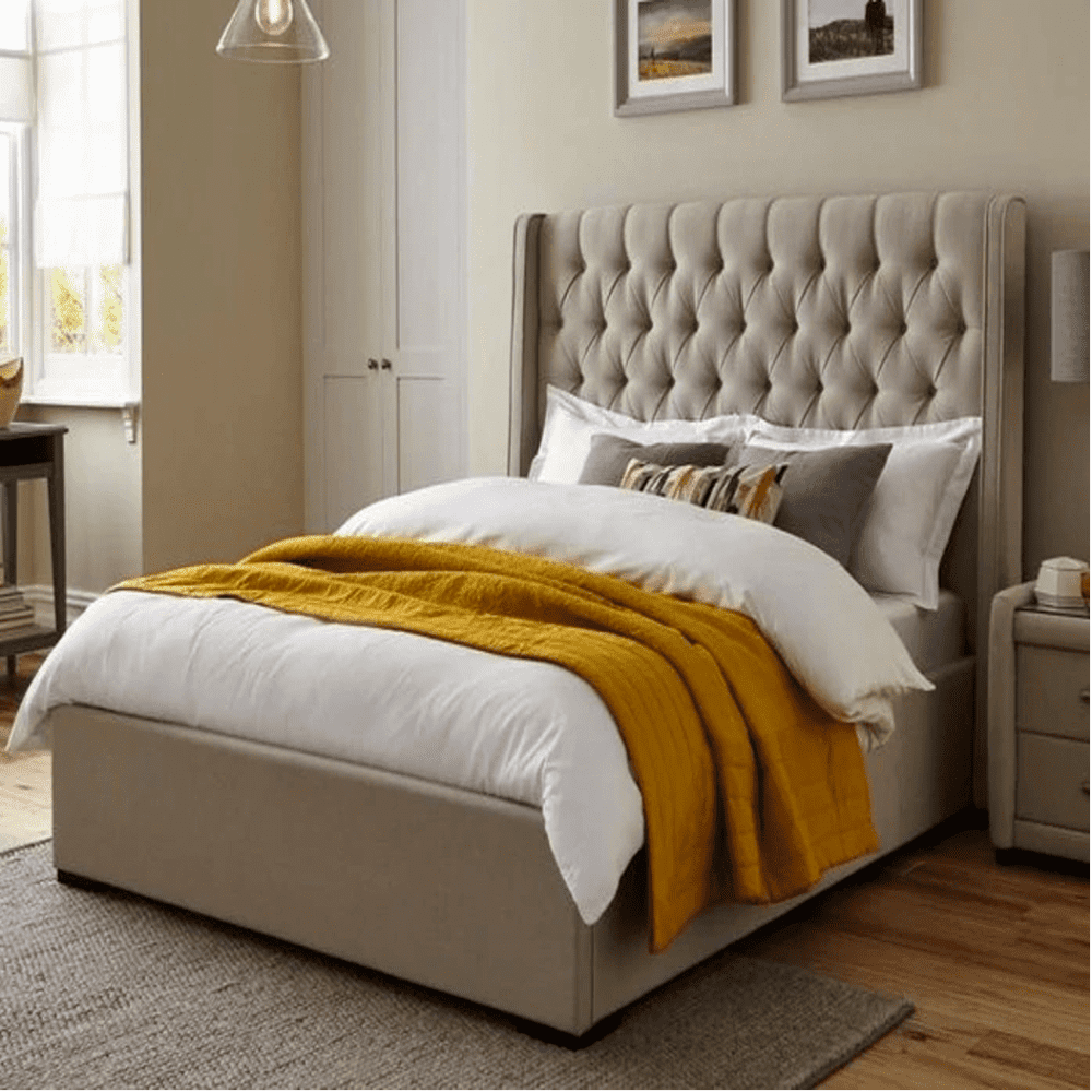 Upholstery on sale for bed