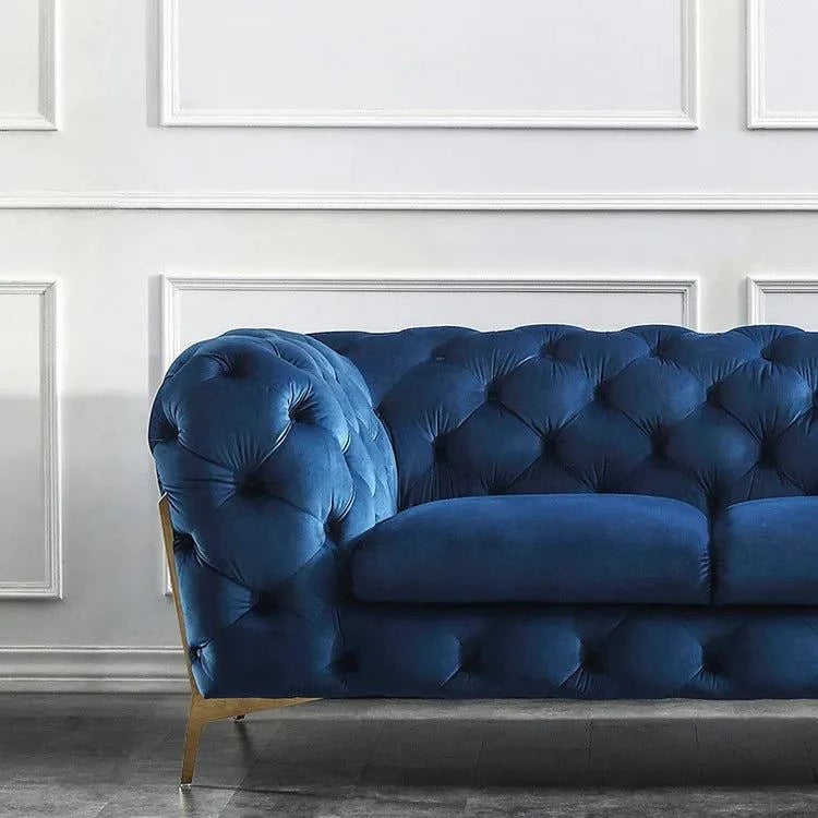 Ronaldo Chesterfield Sofa Set – Nice Maple