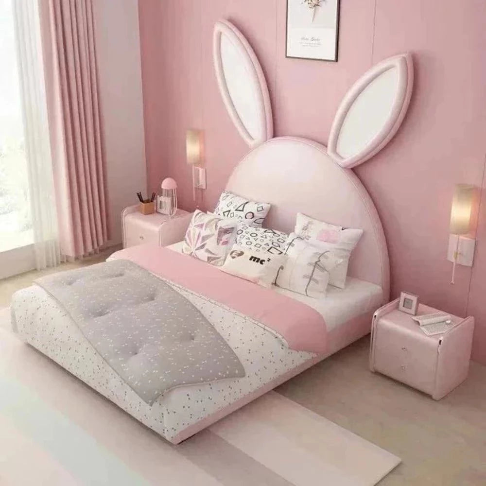 Pink bed for best sale kids